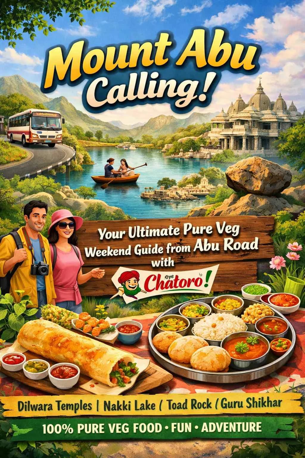 माउंट आबू कॉलिंग! ओए चटोरों के साथ आबू रोड से आपका अल्टीमेट प्योर वेज वीकेंड गाइड!